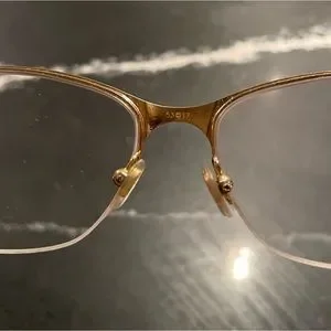 Versace | Accessories | Versace Mod Black Gold Eyeglasses  display picture 2